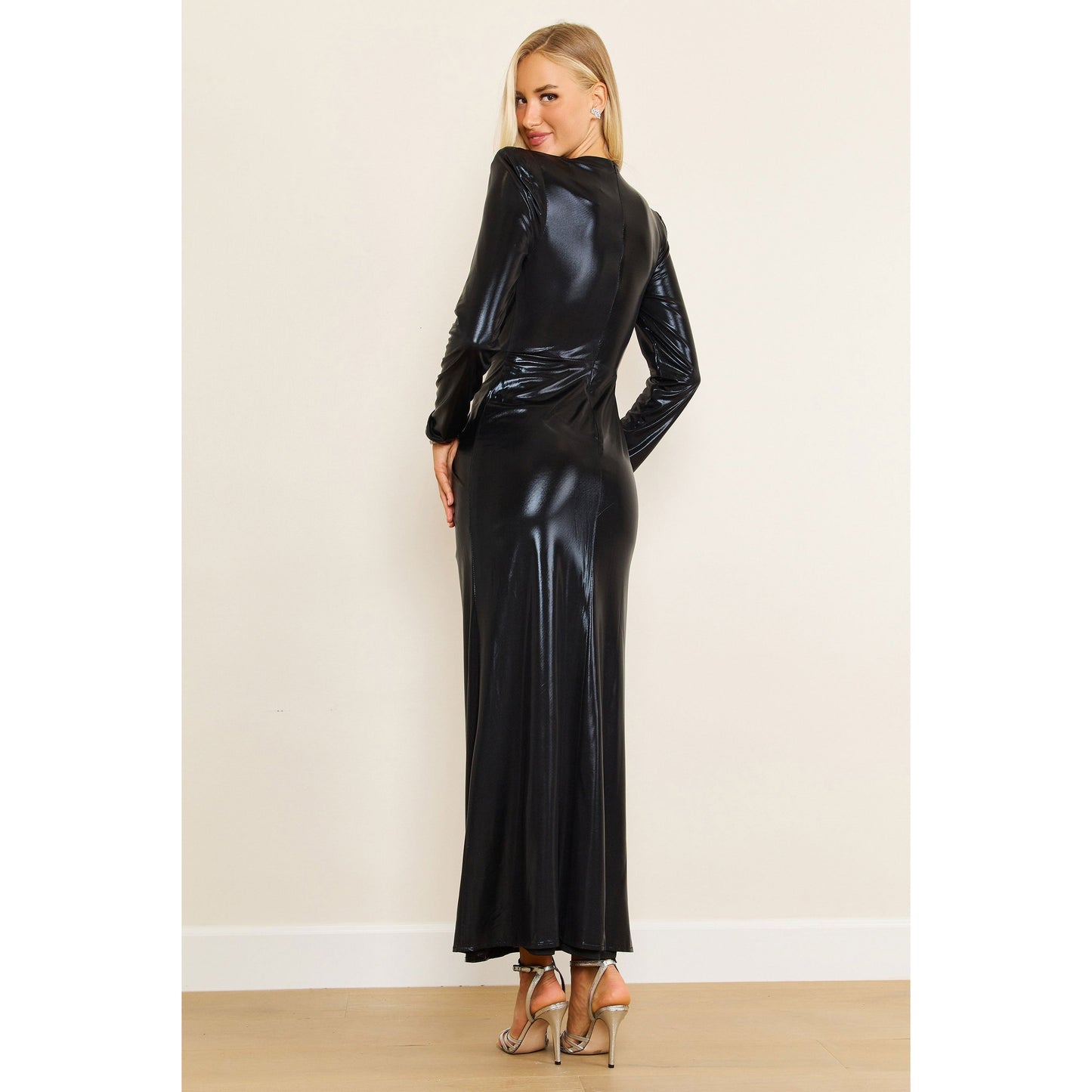 Metallic Long Sexy Dress