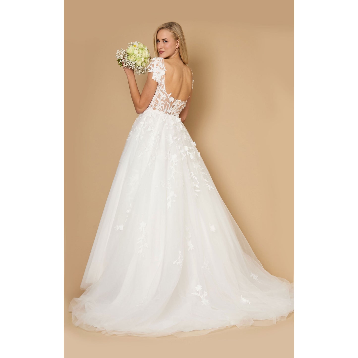 Lace Wedding Dress Off White
