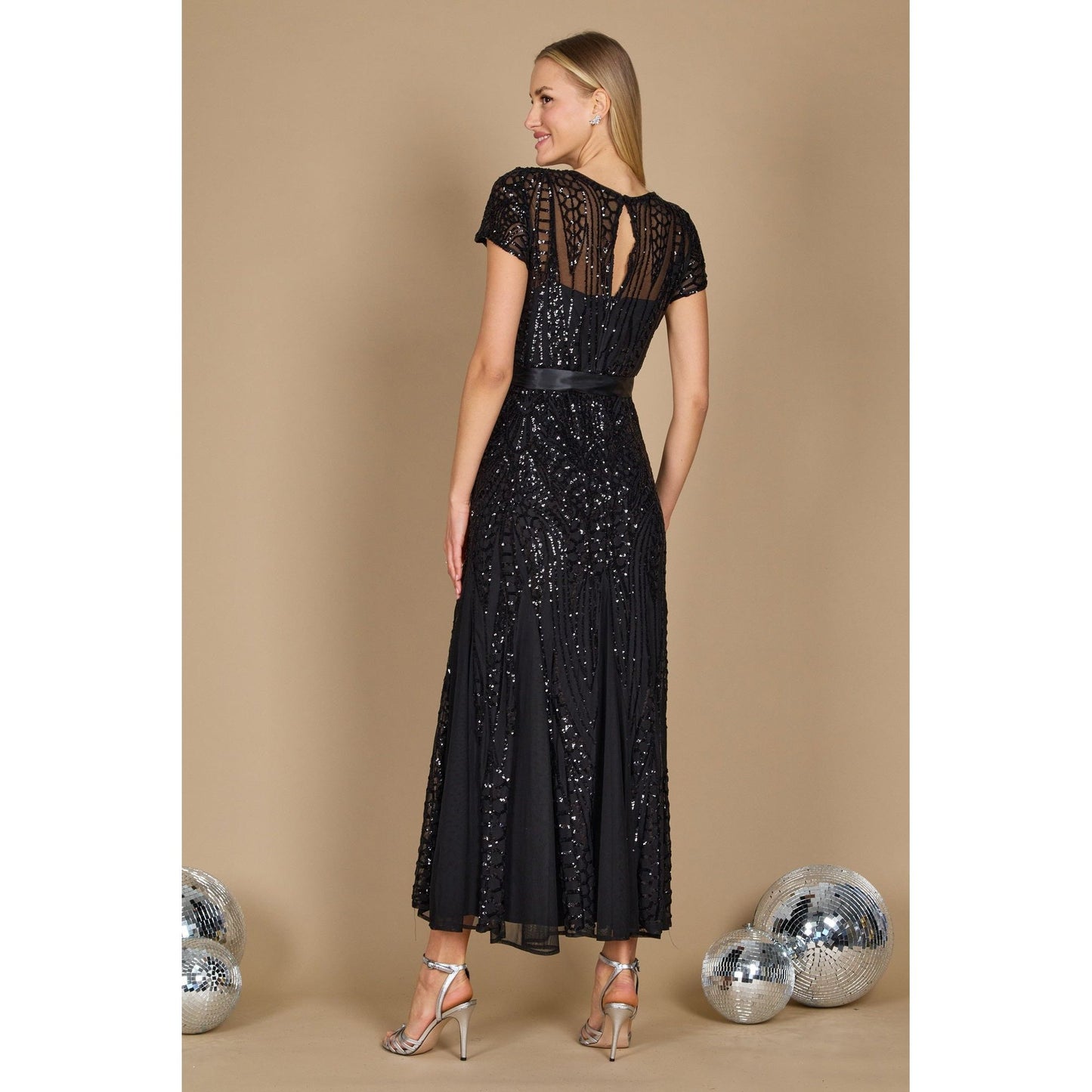 R&M Richards Long Plus Size Evening Dress 1875W