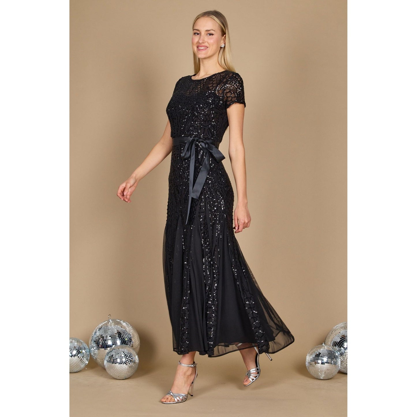 R&M Richards Long Plus Size Evening Dress 1875W