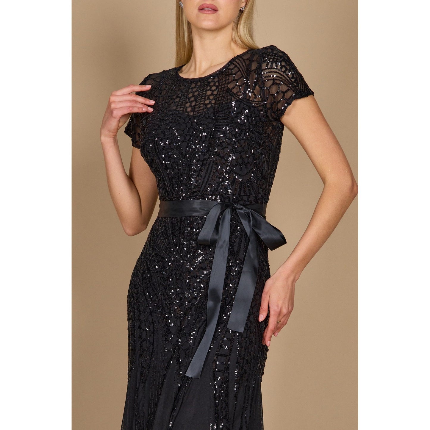 R&M Richards Long Plus Size Evening Dress 1875W