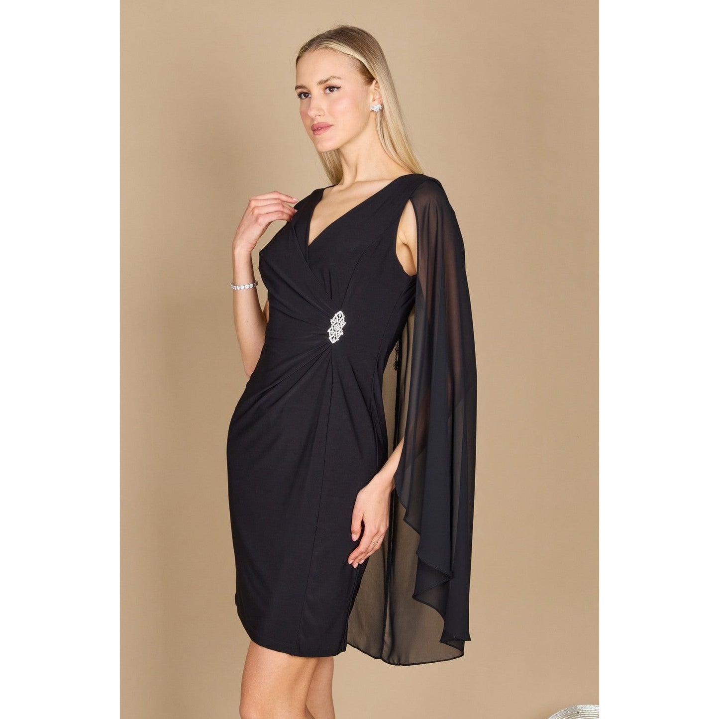 R&M Richards Formal Short Navy Dress