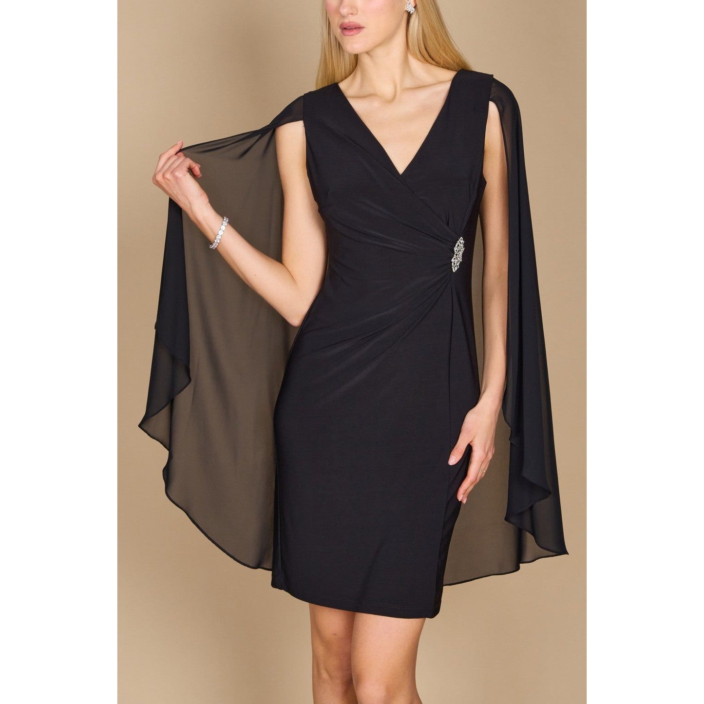 R&M Richards Formal Short Navy Dress