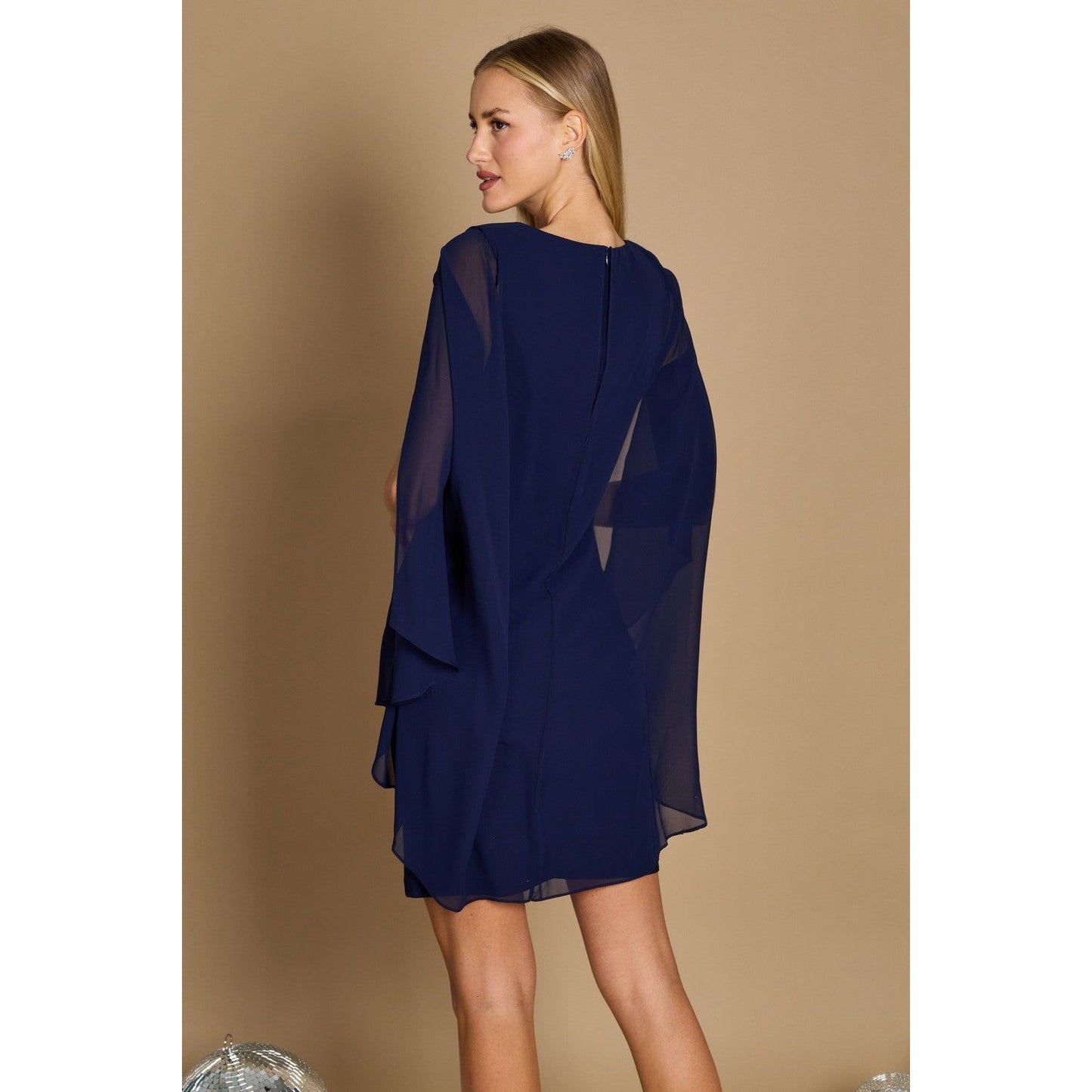 R&M Richards Formal Short Navy Dress