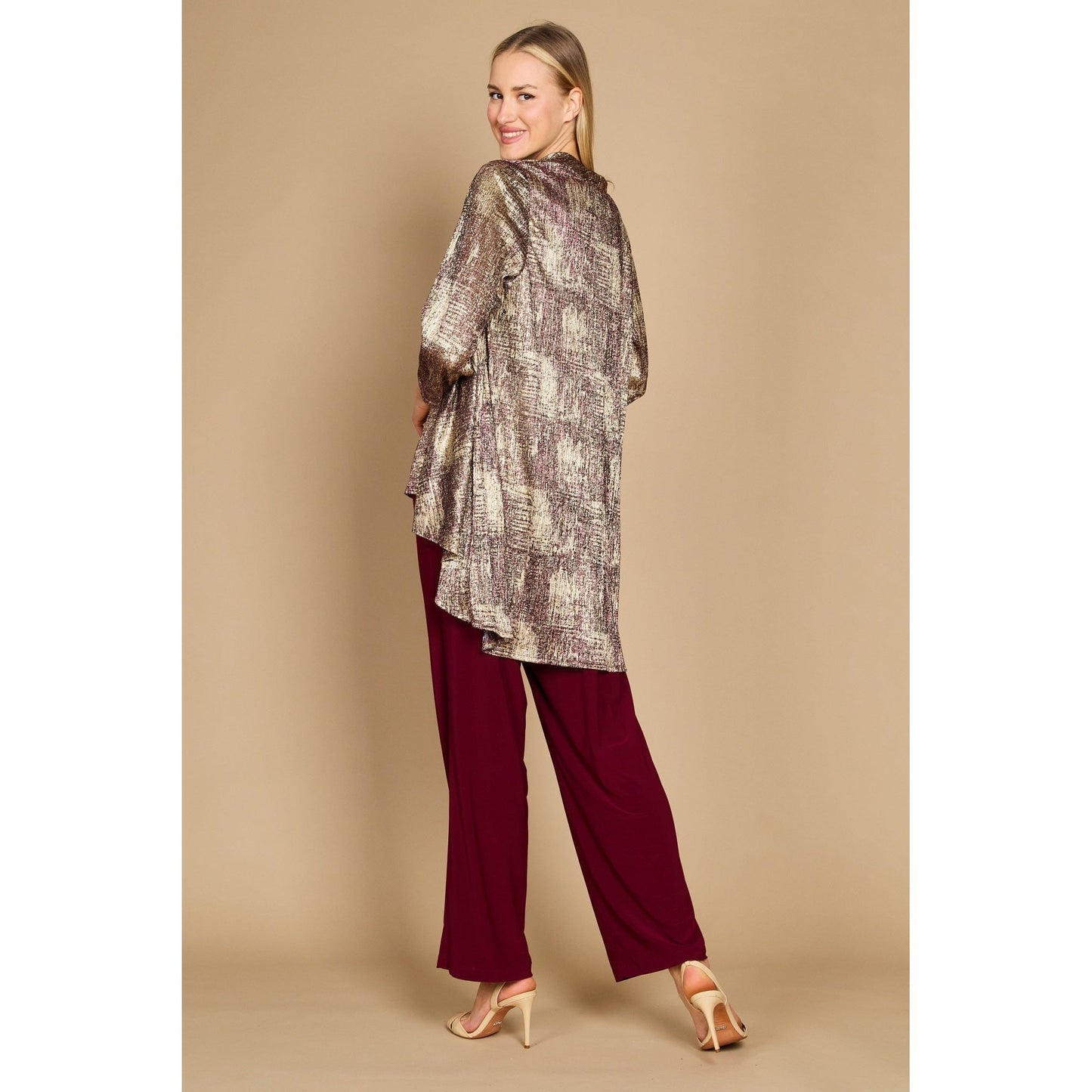 Formal Duster Pant Suit
