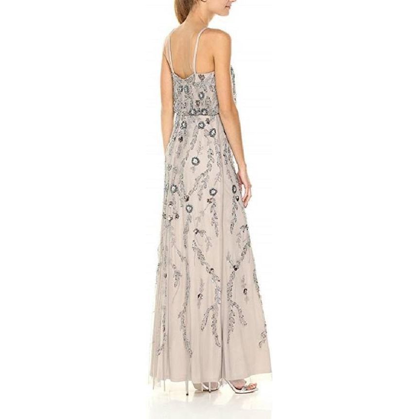 Adrianna Papell Spaghetti Strap Long Dress