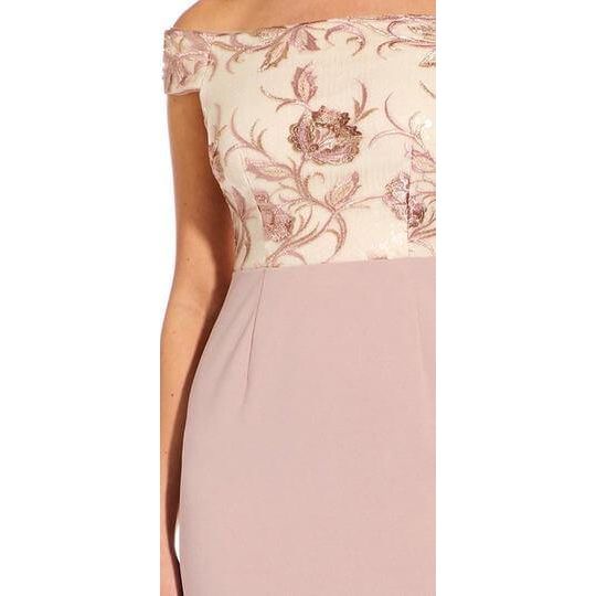 Adrianna Papell Floral Prom Dress