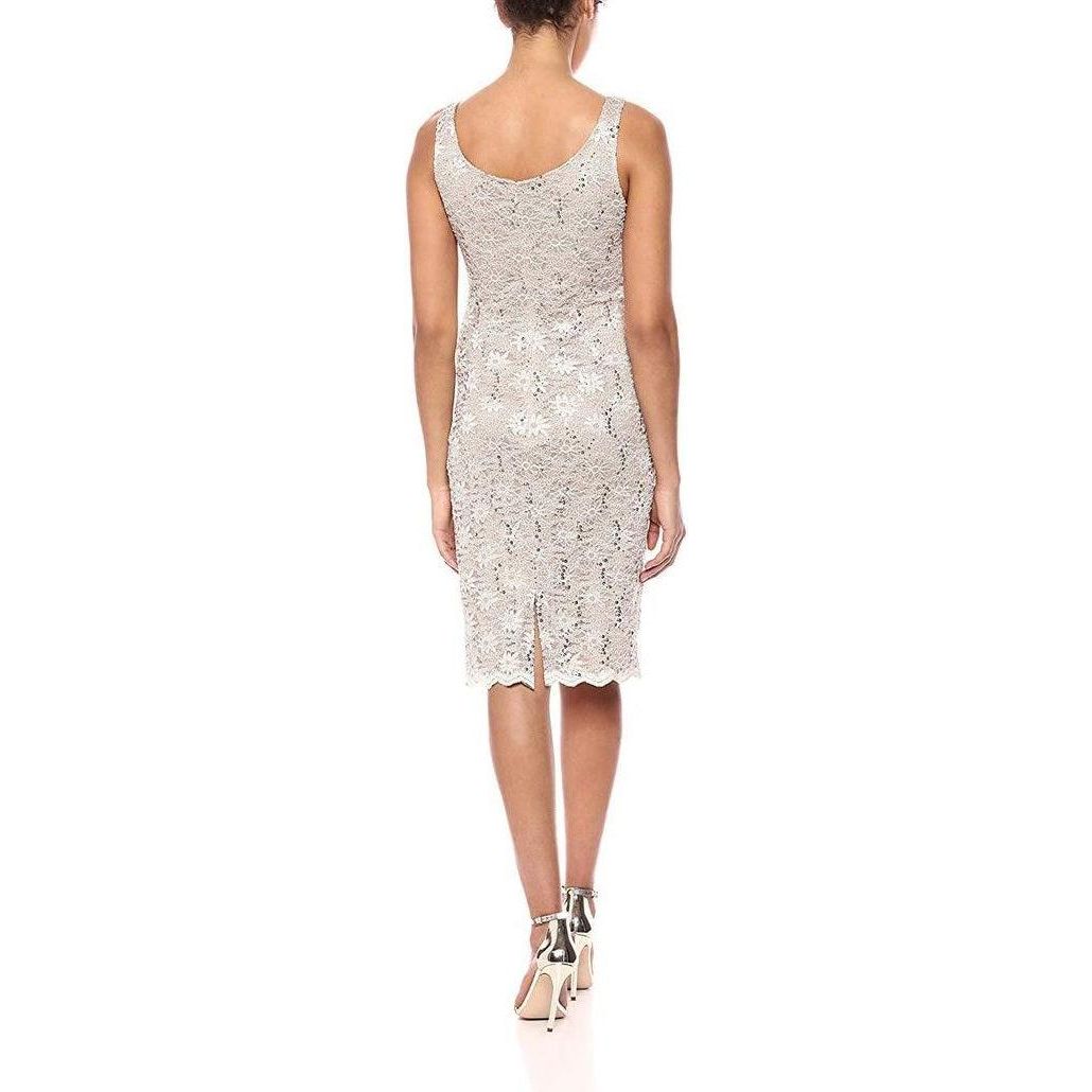 Sleeveless Short Lace Dress