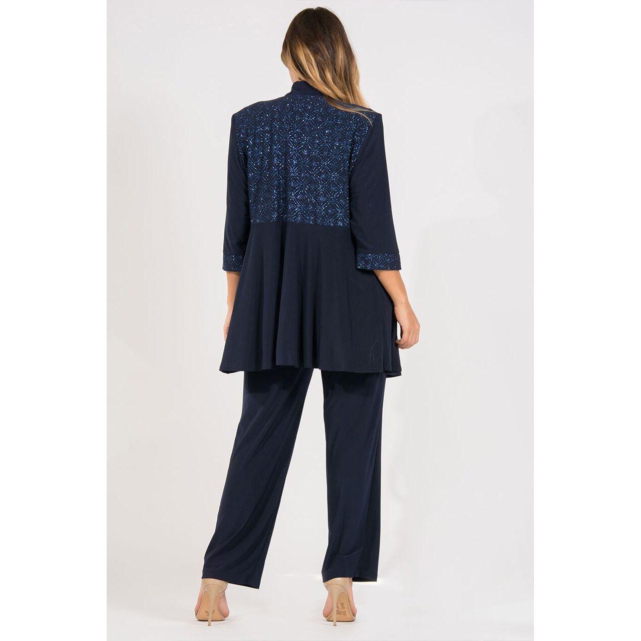 R&M Richards Plus Size Formal Pant Suit
