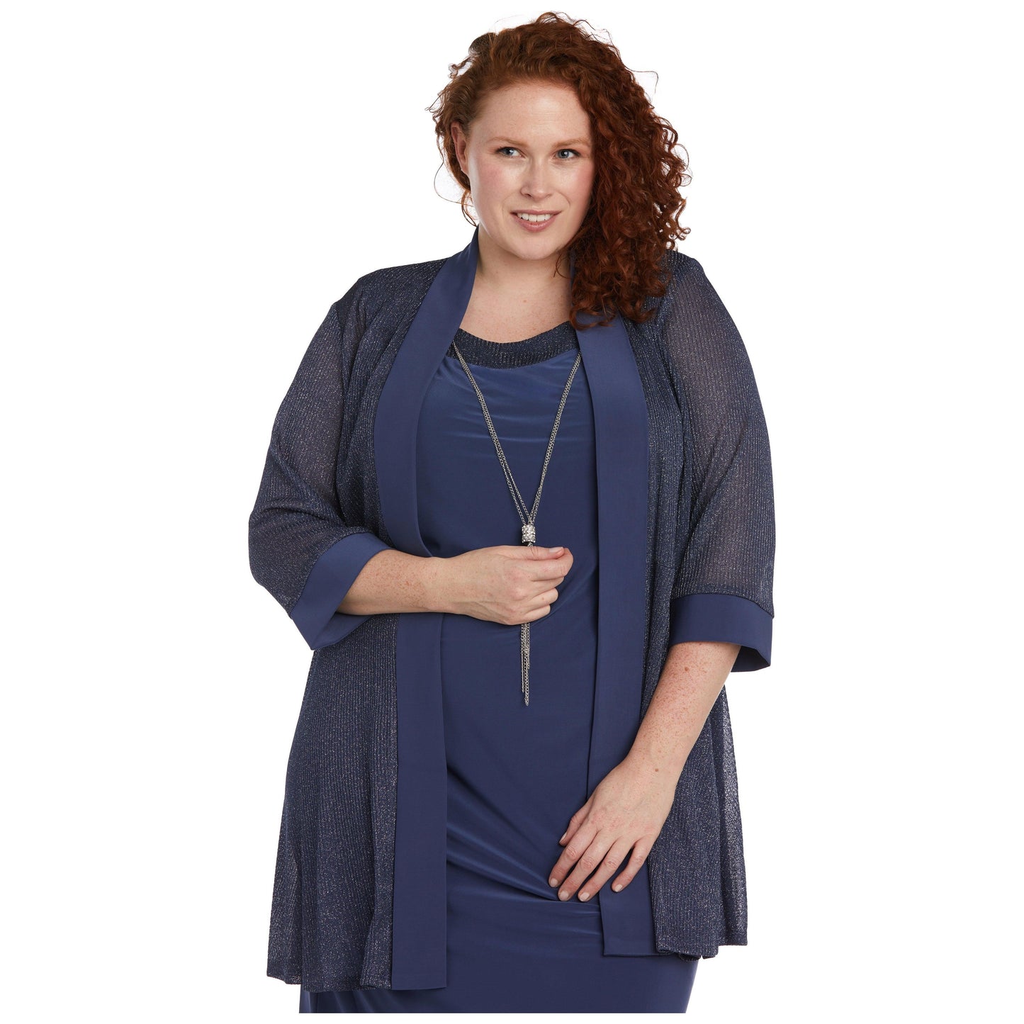 Plus Size Short Jacket Dress