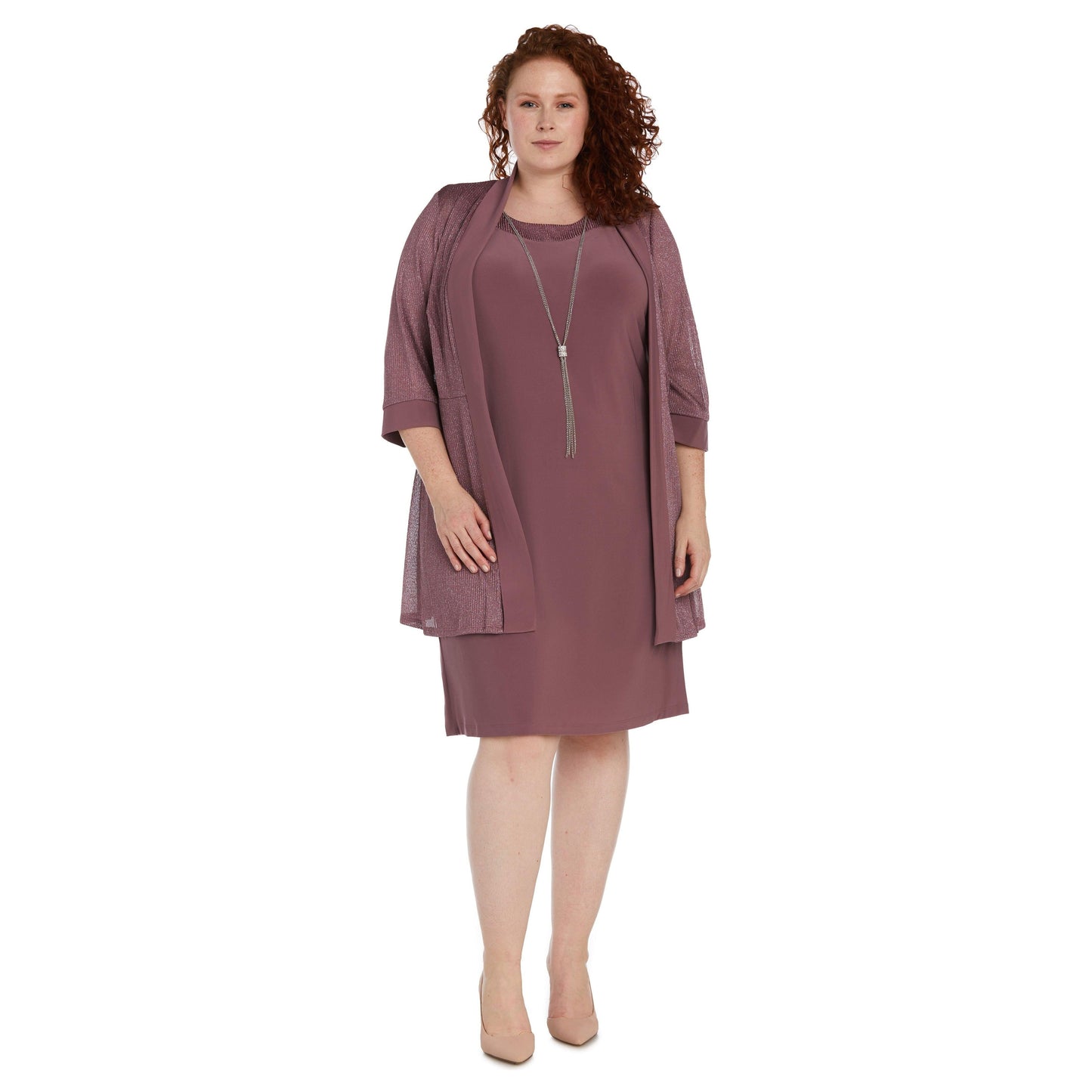 Plus Size Short Jacket Dress