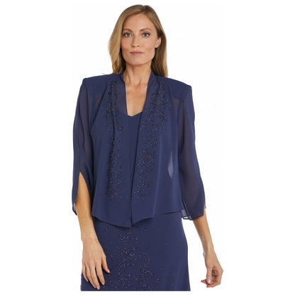 R & M Richards Long Formal Jacket Dress