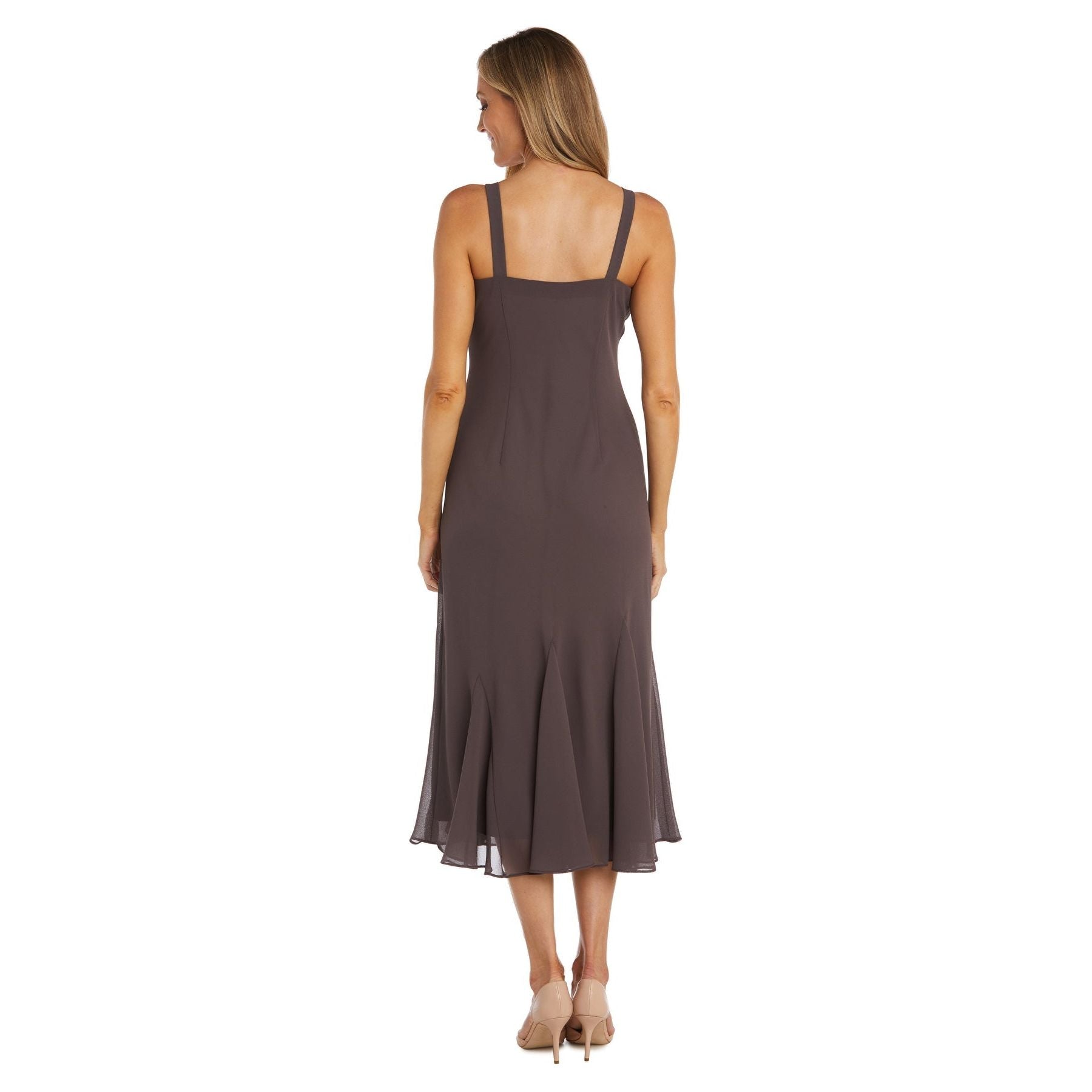 Elegant Plus Size Long Mother of Bride Dress - R&M Richards