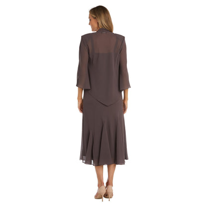 Elegant Plus Size Long Mother of Bride Dress - R&M Richards