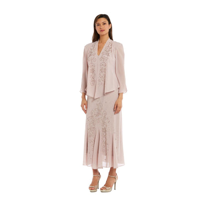 R & M Richards Long Formal Jacket Dress
