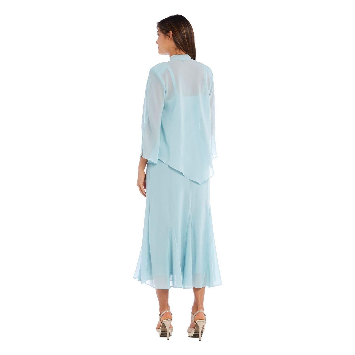 R & M Richards Long Formal Jacket Dress