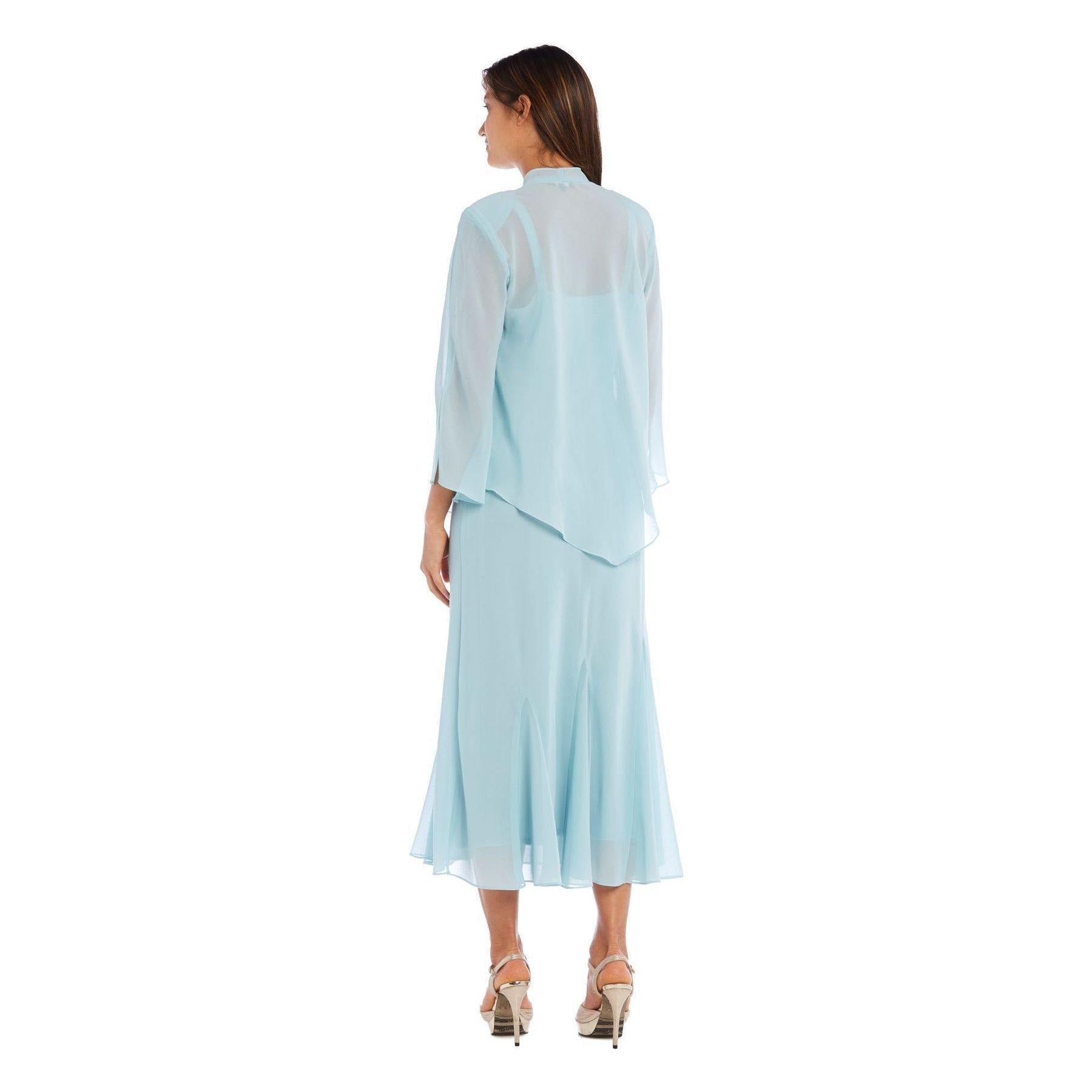 R & M Richards Long Formal Jacket Dress