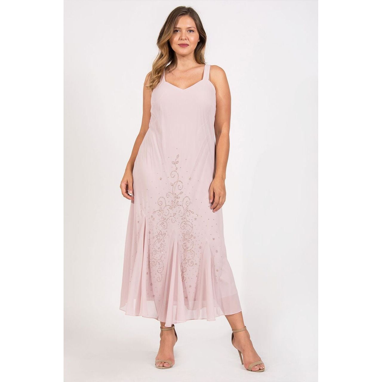 R & M Richards Long Formal Jacket Dress