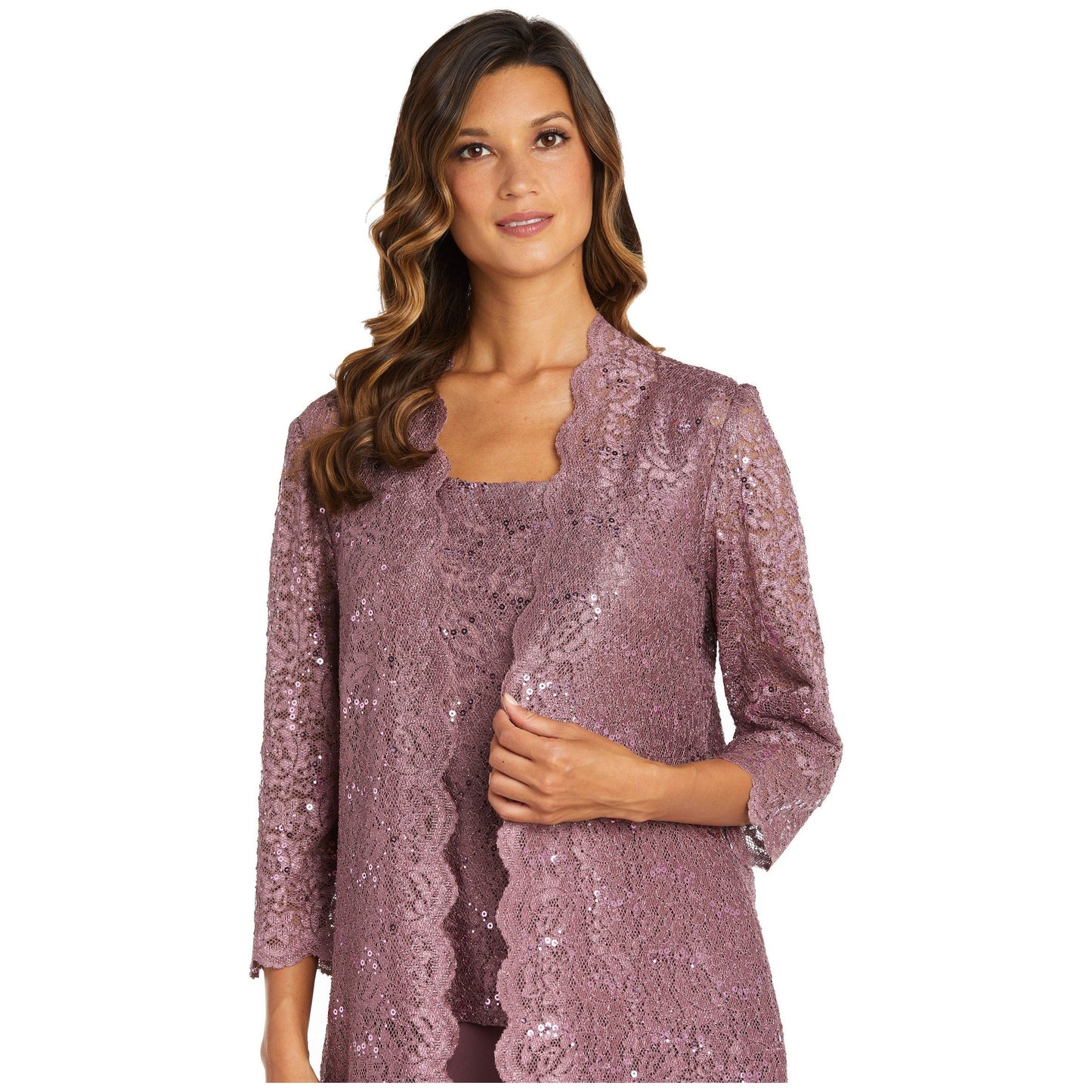 R&M Richards Plus Size Mother of Bride Pant Suit