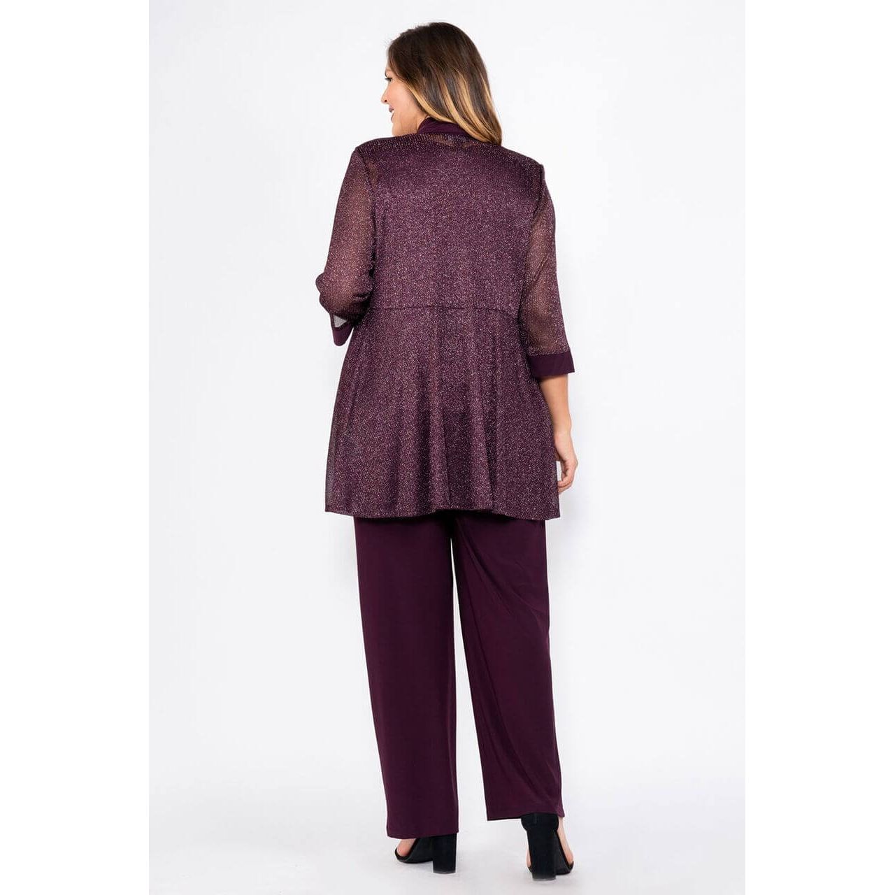 R&M Richards Metallic Pantsuit