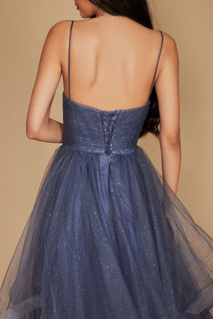 Dazzling Sparkling Long Formal Evening Ball Gown Black