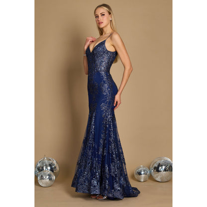 Fitted Corset Long Formal Prom Dress