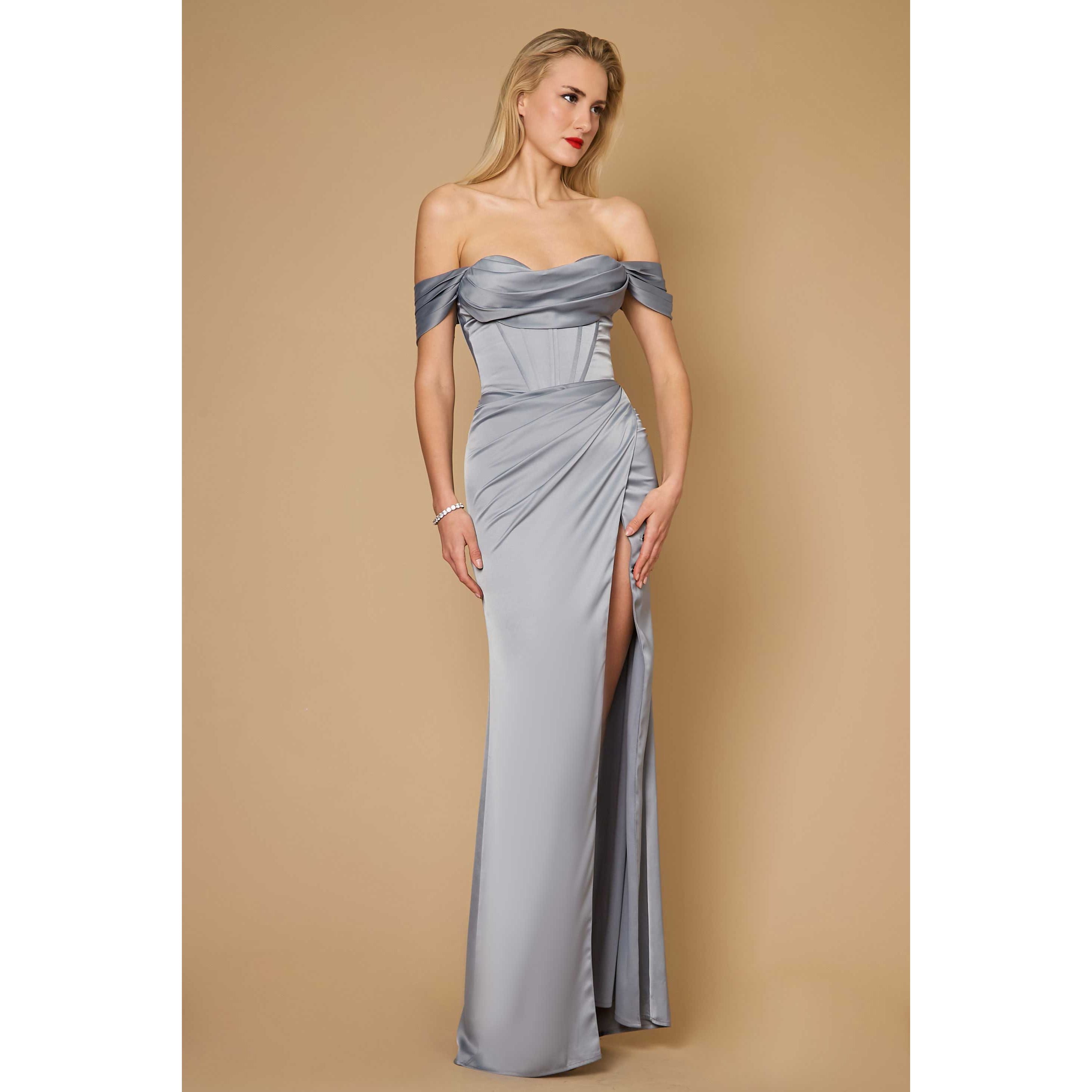Stunning Satin Corset Gowns