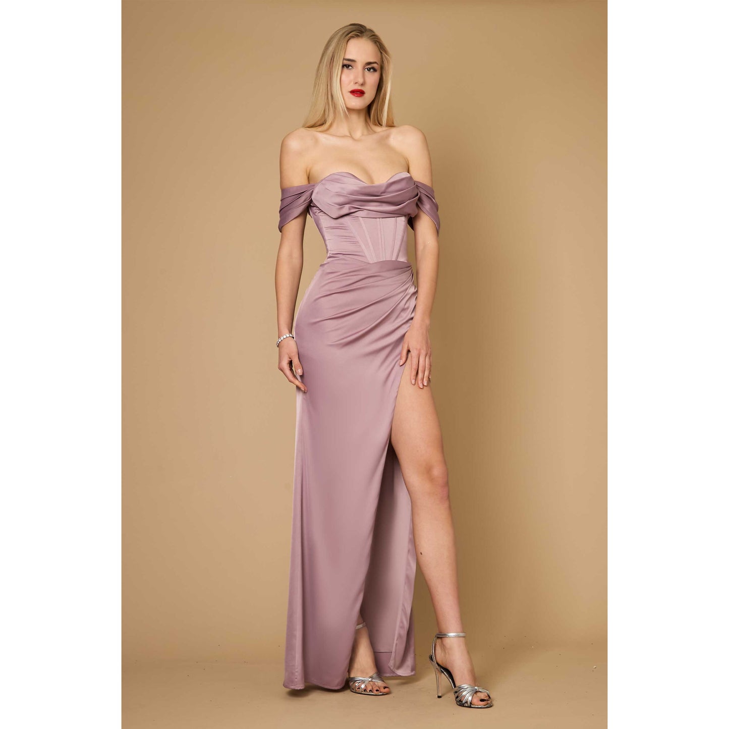Stunning Satin Corset Gowns