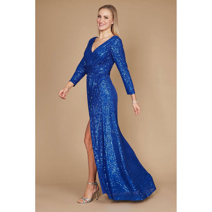 Sequin Long Sleeve Dress