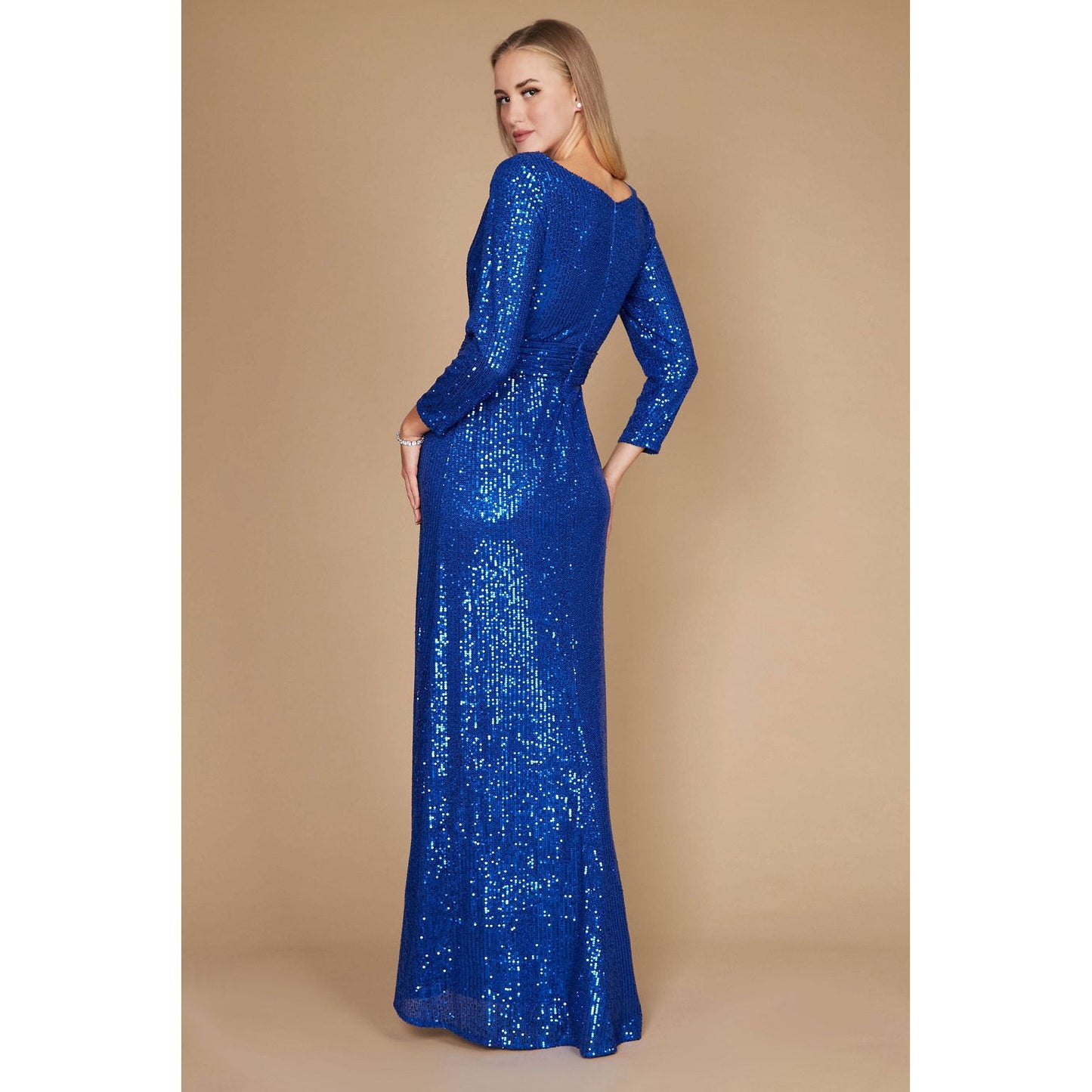 Sequin Long Sleeve Dress