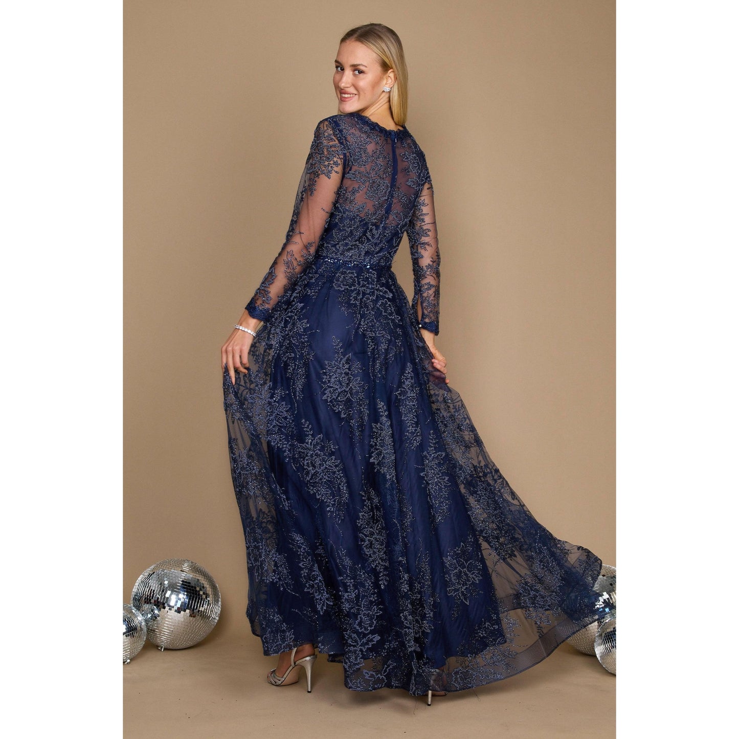 Formal Long Sleeve Gown