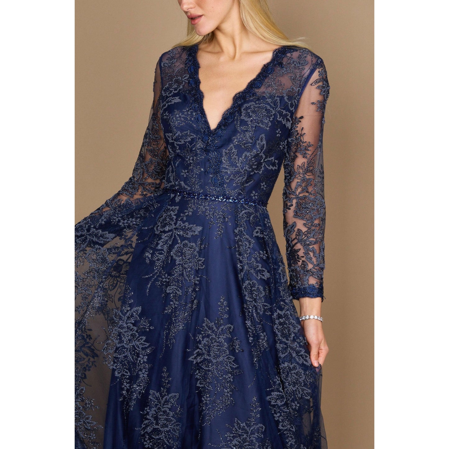 Formal Long Sleeve Gown