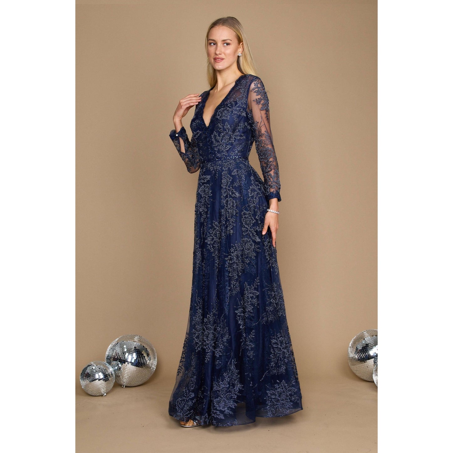 Formal Long Sleeve Gown