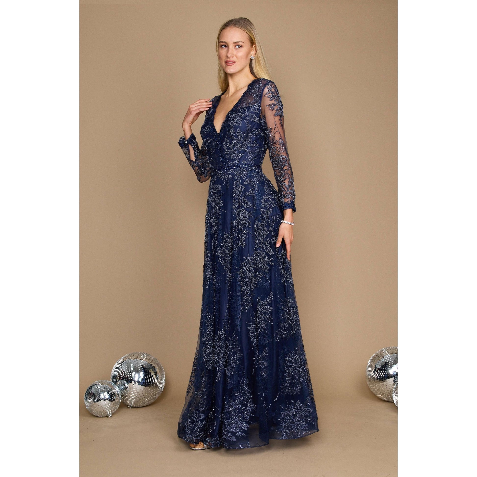Formal Long Sleeve Gown