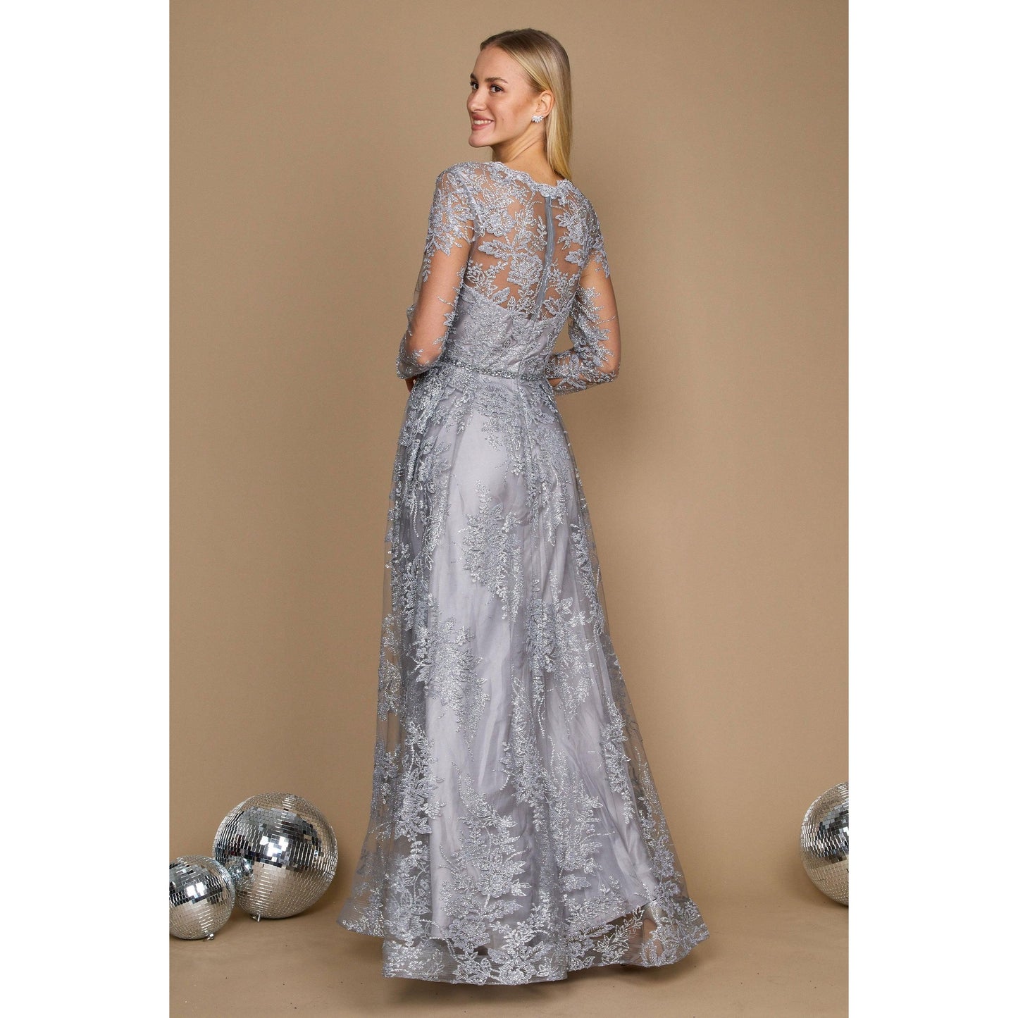 Formal Long Sleeve Gown
