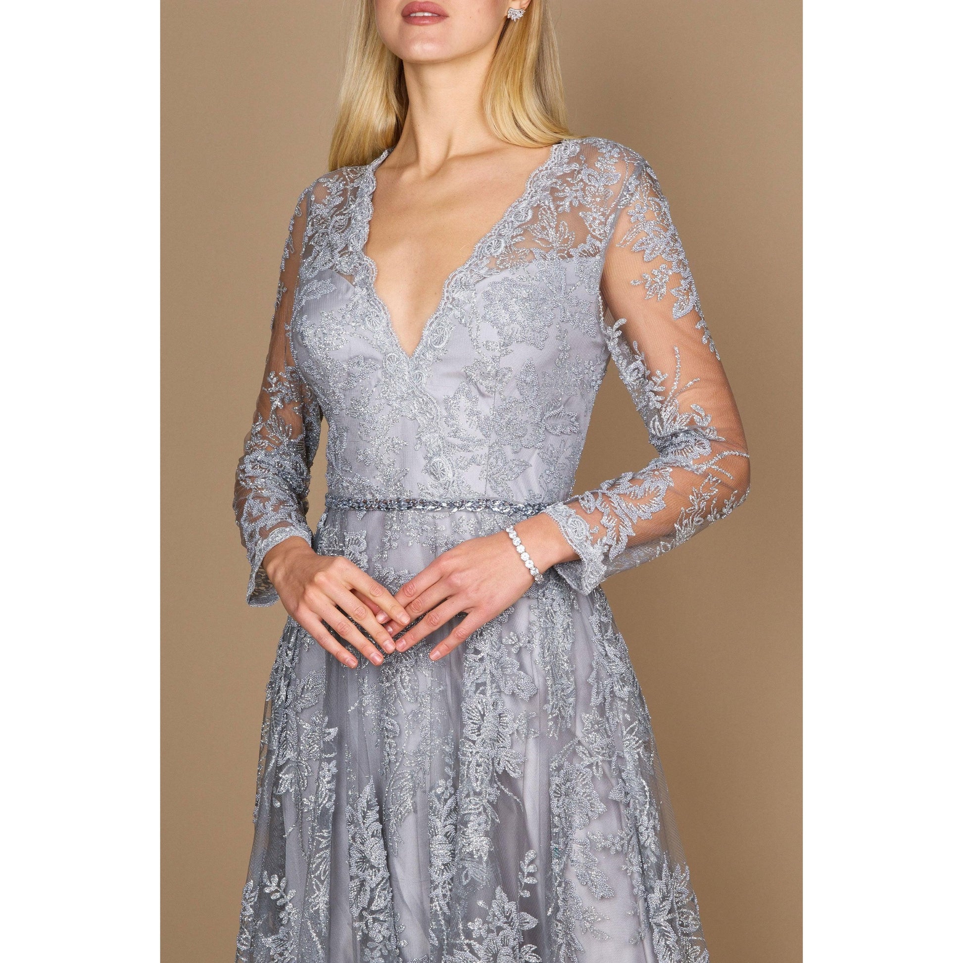 Formal Long Sleeve Gown