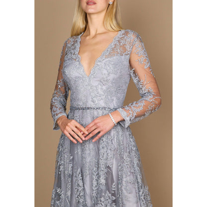 Formal Long Sleeve Gown