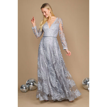 Formal Long Sleeve Gown