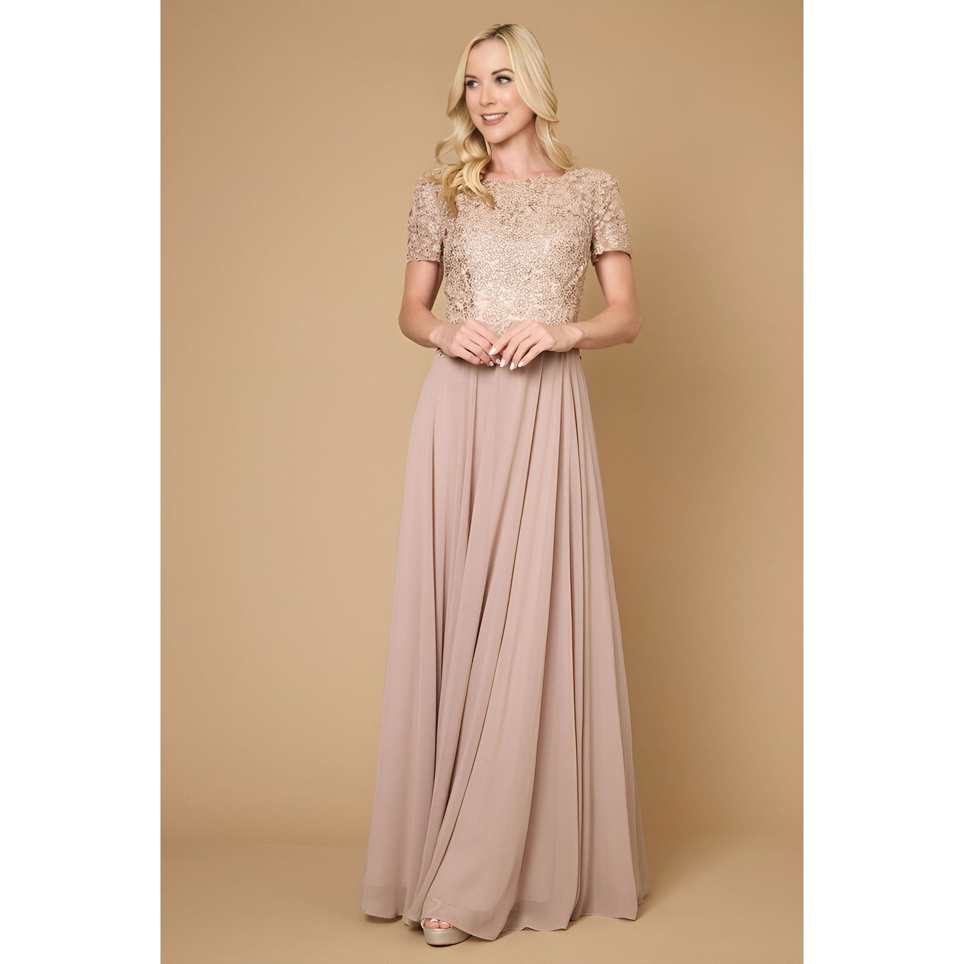 Mother Bride Chiffon Formal Evening Dress
