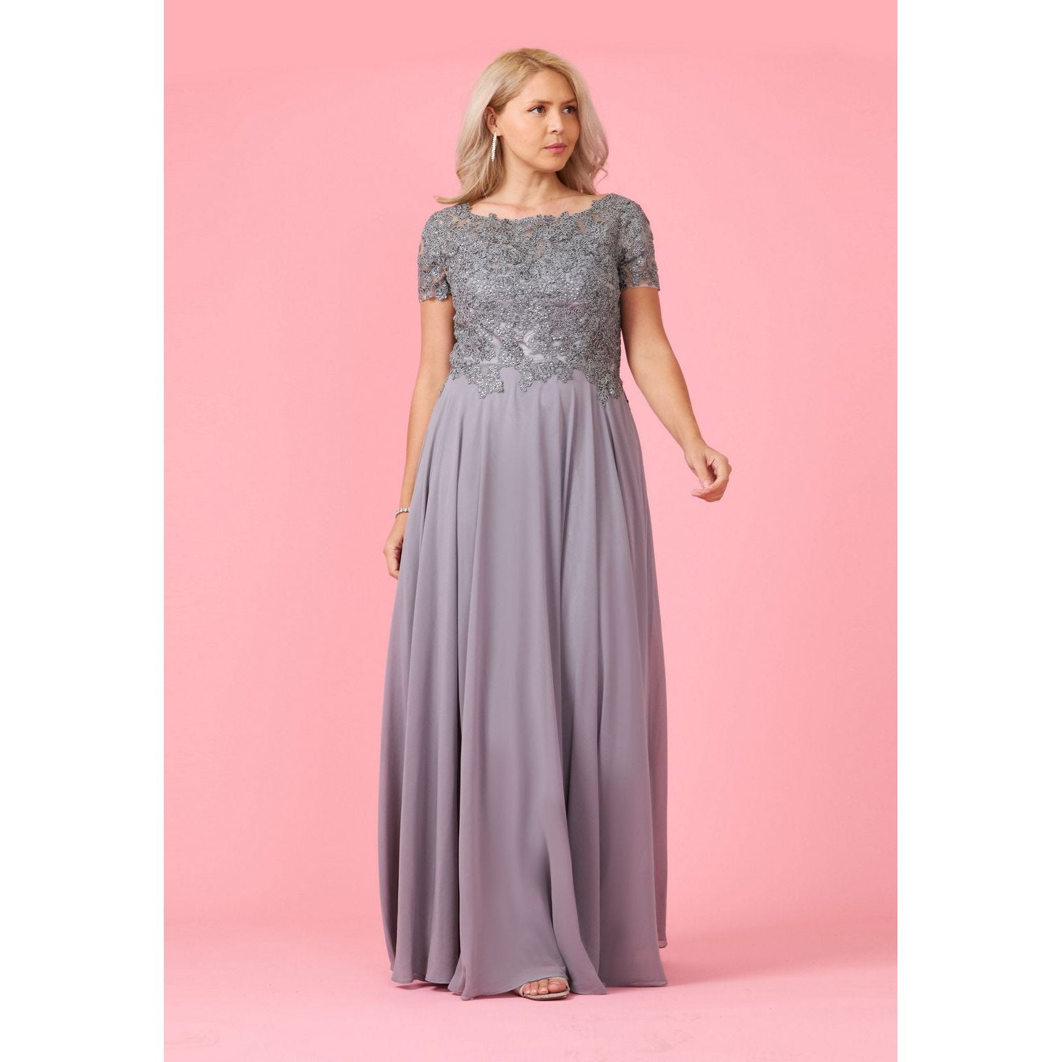 Mother Bride Chiffon Formal Evening Dress