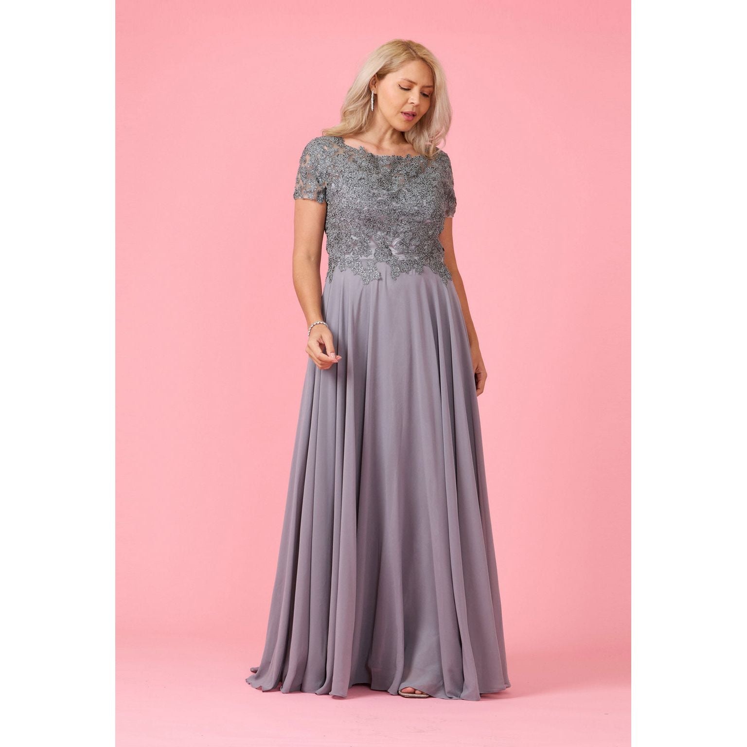 Mother Bride Chiffon Formal Evening Dress