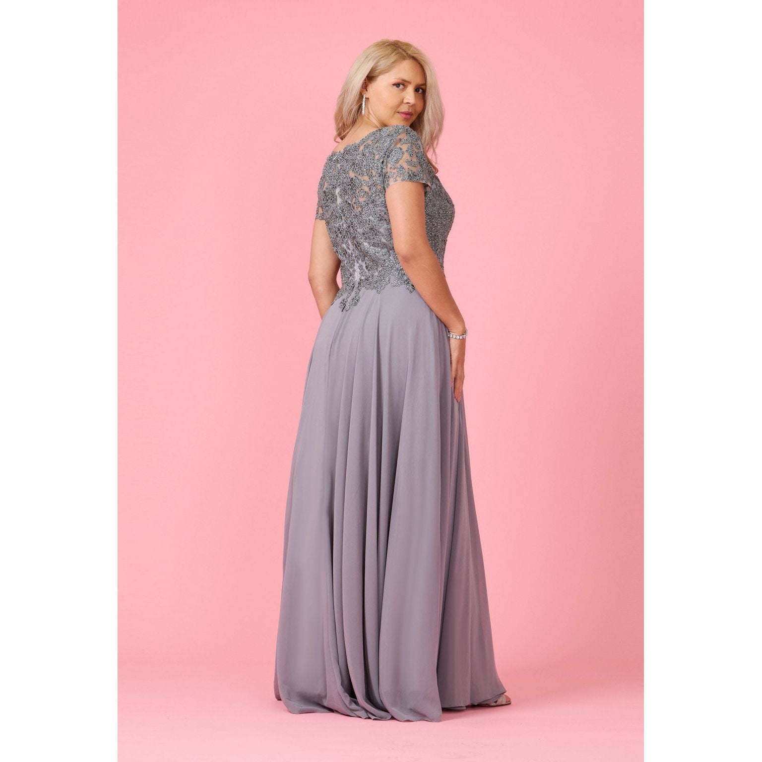 Mother Bride Chiffon Formal Evening Dress