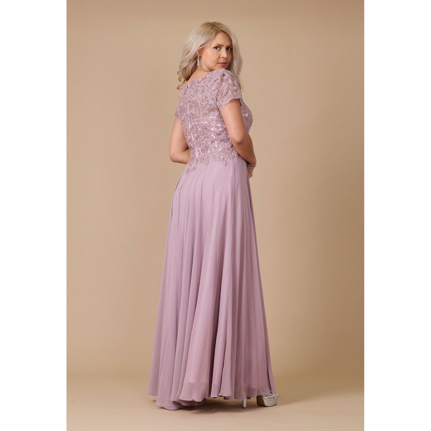 Mother Bride Chiffon Formal Evening Dress