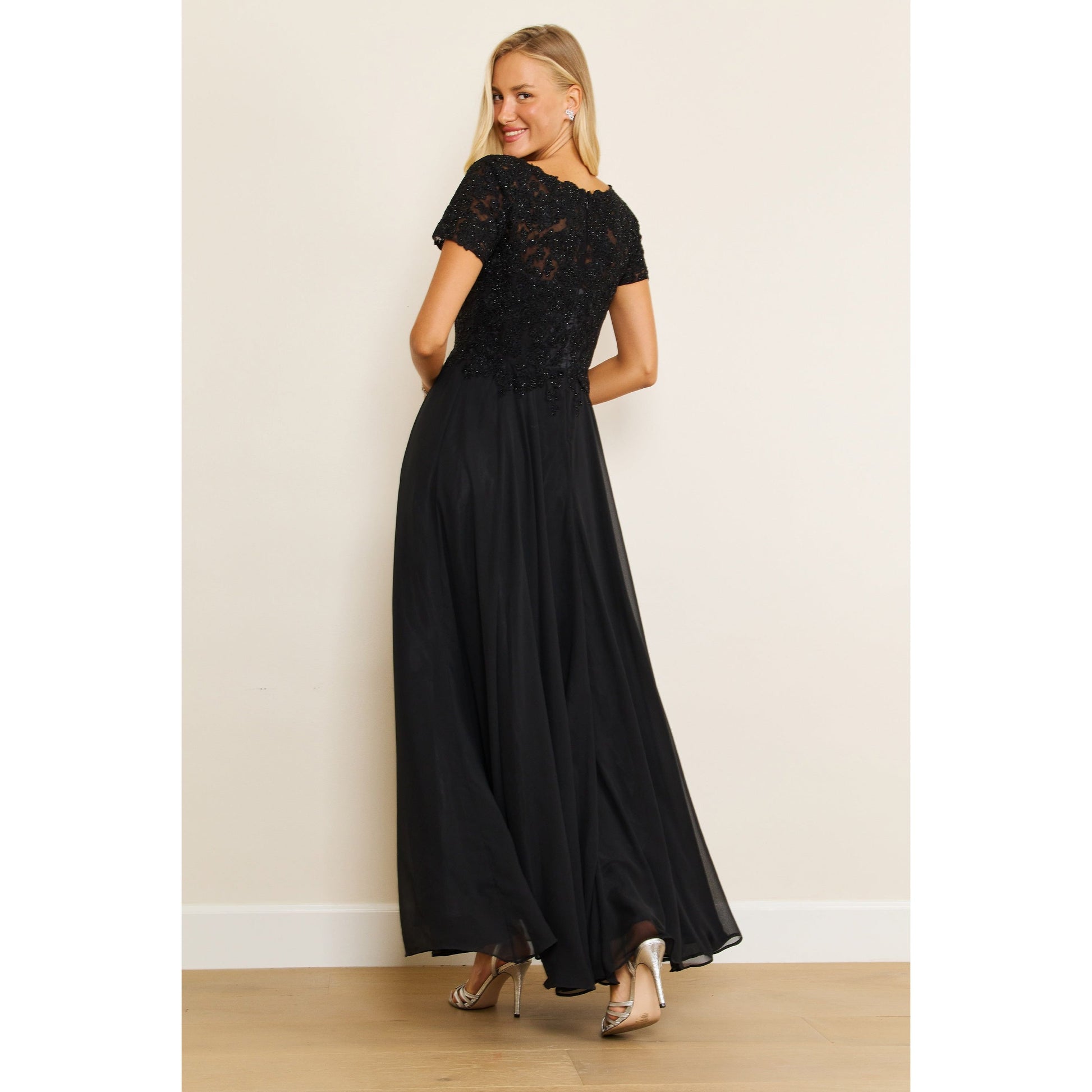 Mother Bride Chiffon Formal Evening Dress