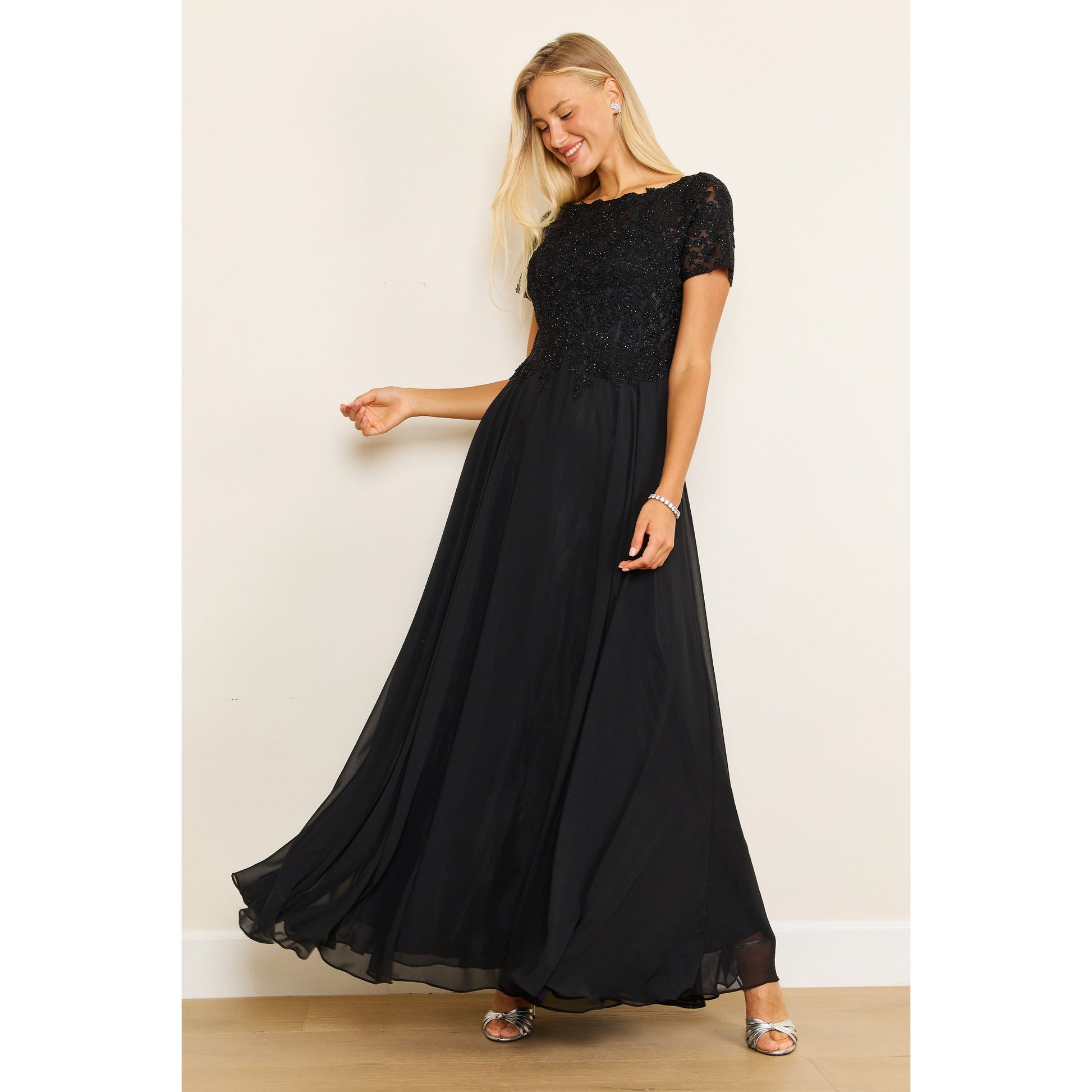 Mother Bride Chiffon Formal Evening Dress