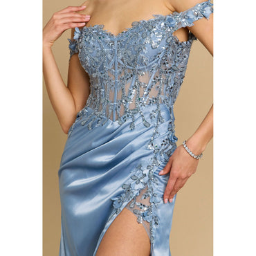 Formal Off Shoulder Prom Dress