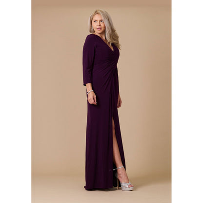 Formal Long Sleeve Stretch Evening Dress