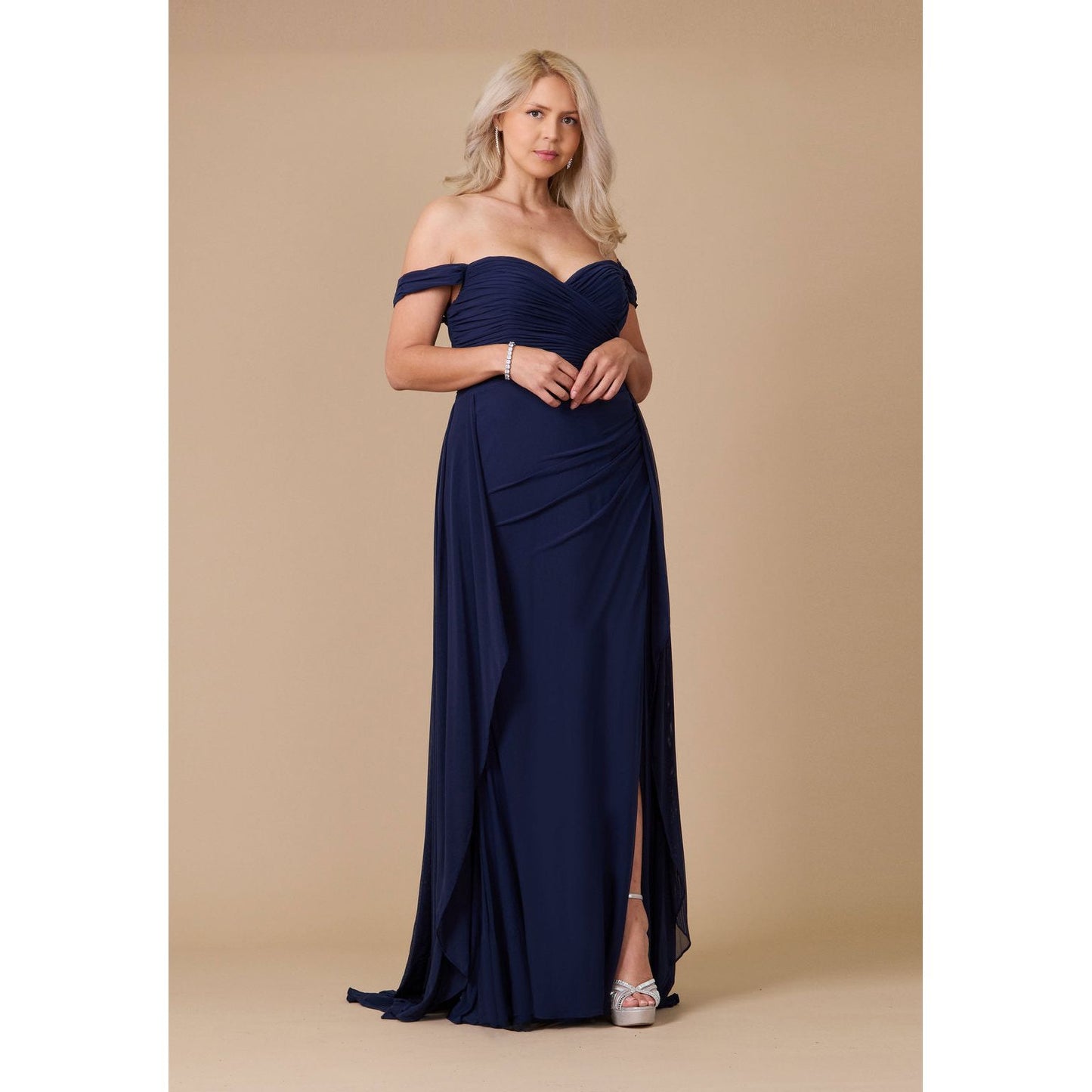 Off Shoulder Formal Evening Dress