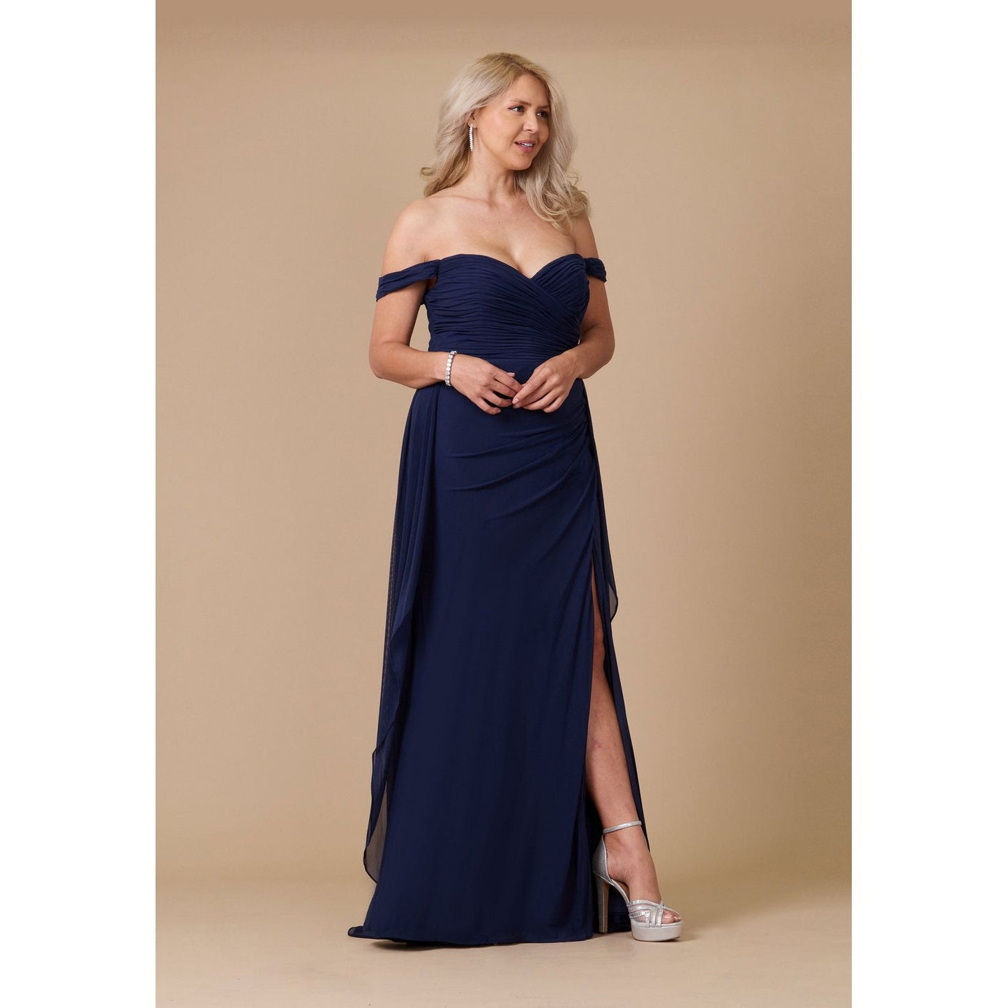 Off Shoulder Formal Evening Dress