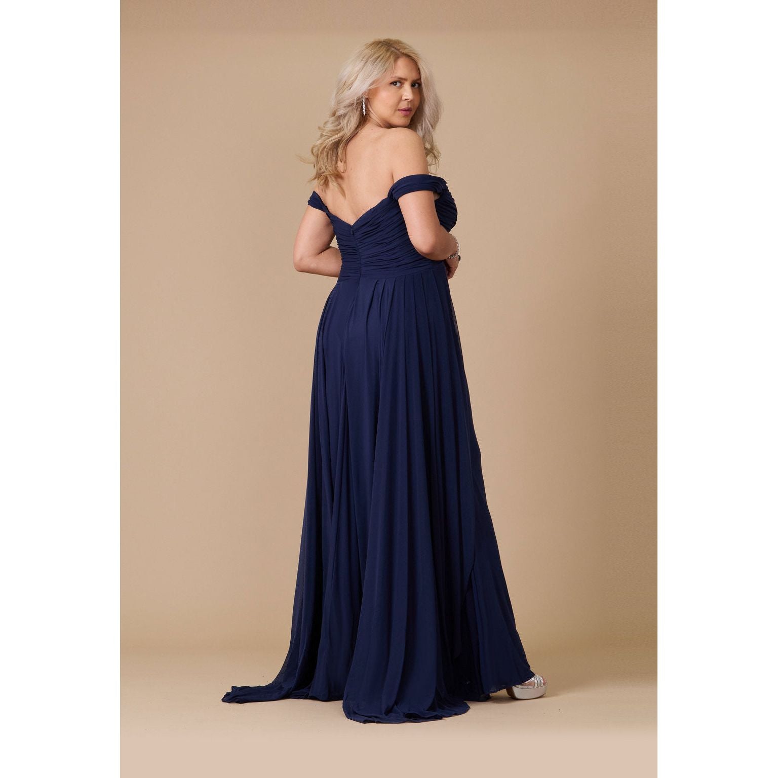 Off Shoulder Formal Evening Dress